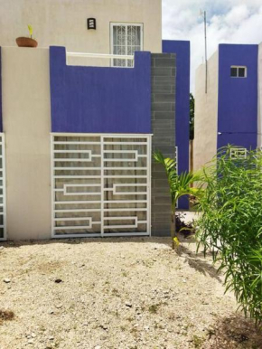 Linda casa vacacional.
